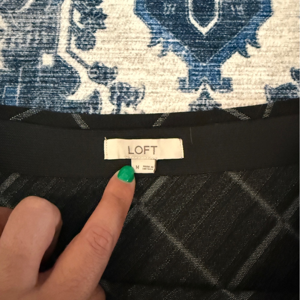 Loft A-Line Diamond Circle Skirt - M - Picture 4 of 4